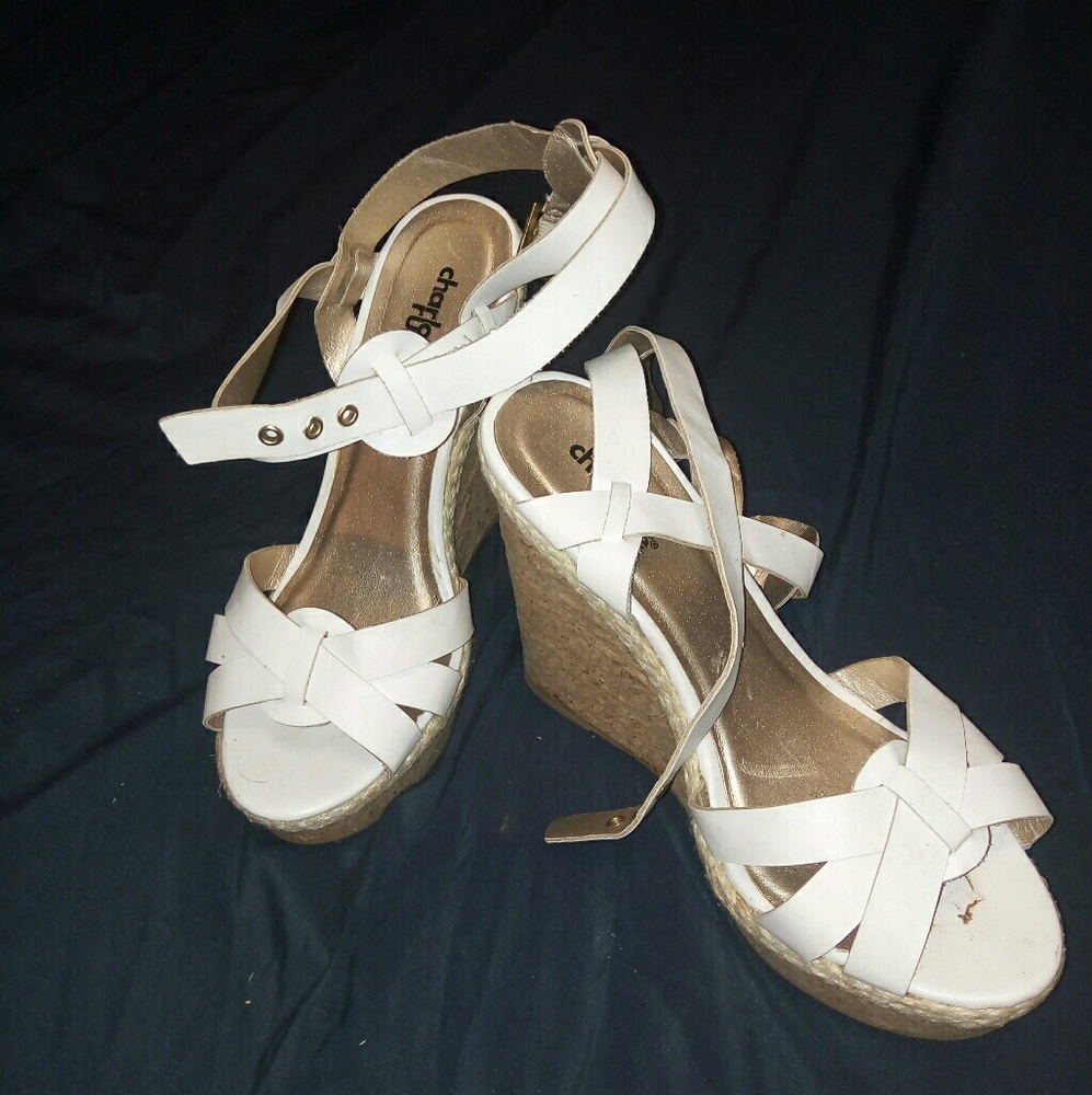 Charlotte russe cork heel sandals